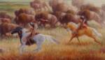 "BUFFALO RUNNERS" Limited Edition Giclee_image