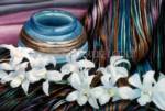 "STILL LIFE WITH BLUE POTTERY" Print_image