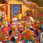 "HARVEST TABLE" Fine Art Print_image