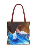 "FLAMENCO LACE" fine art tote bag_image