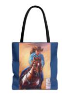 "BLUE STREAK" fine art tote bag_image